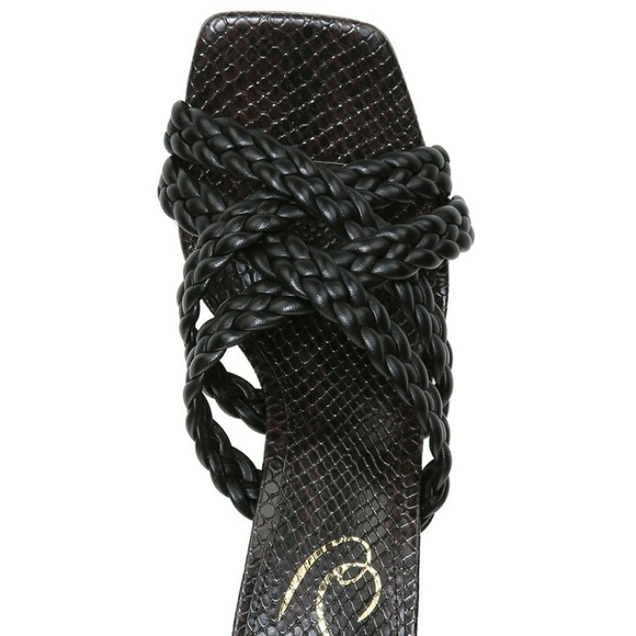 Majorie Sam Edelman Black Strappy Mule Leather S… - Picture 12 of 16